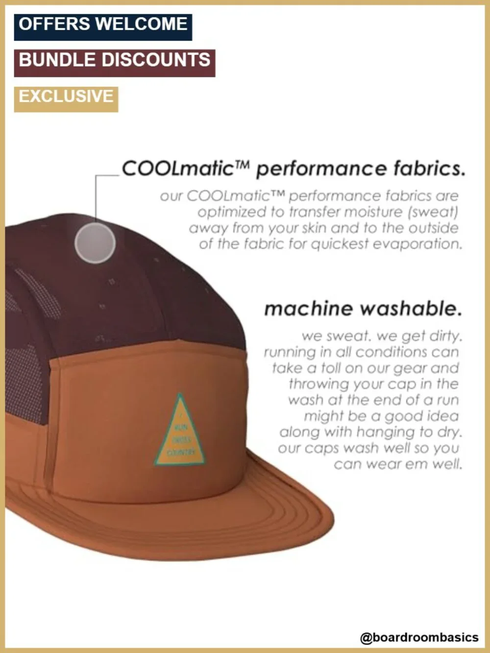 Ciele Athletics GOCap Carbon RCC - Recycled Polyester 5-Panel Running Hat UPF